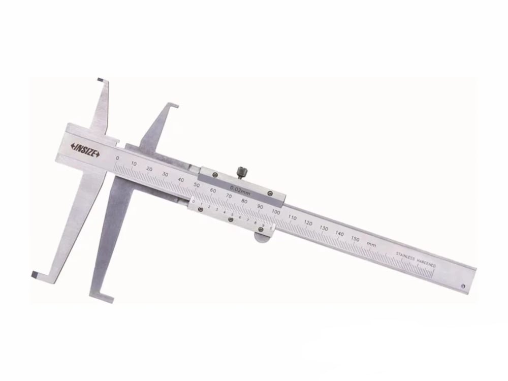 Subler mecanic INSIZE 9-300mm, rezolutie 0.02mm, ciocuri superioare 30mm si inferioare 70mm pentru caneluri [1]