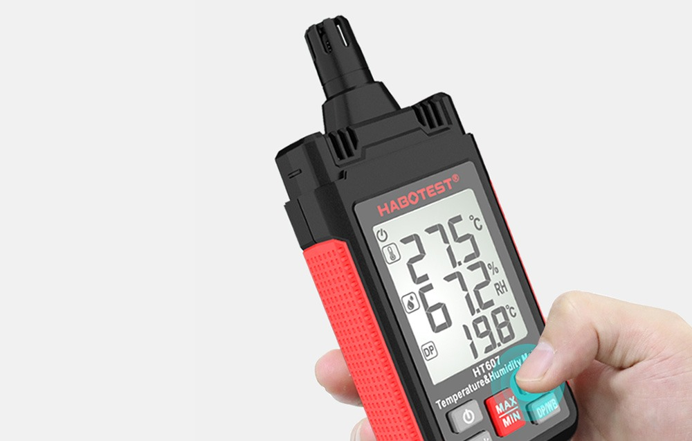 Termohigrometru digital Habotest HT607 Temperatura Umiditate Punct de Roua, cu Certificat Etalonare [3]