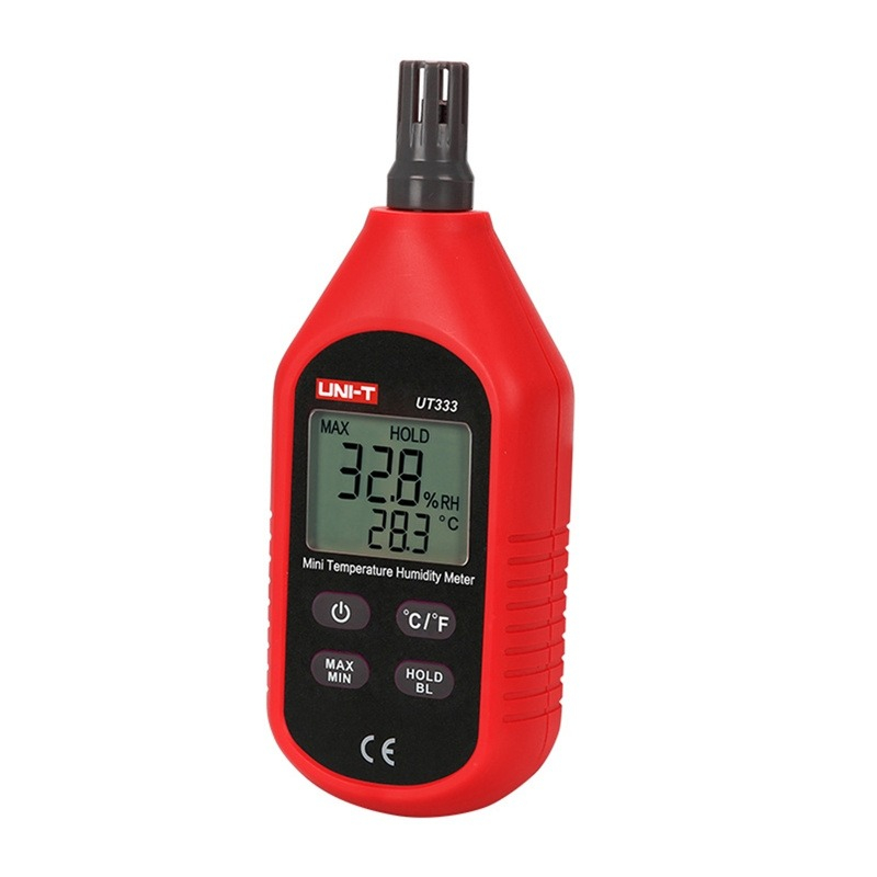 Termohigrometru digital portabil UNI-T UT333 -10°C ... +60°C cu senzor integrat, cu Certificat de Etalonare Metrologica [2]