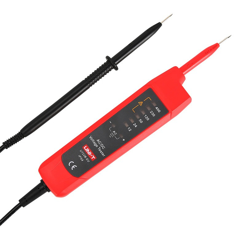 Tester de tensiune AC DC Uni-T UT22B-EU LED AC/DC 12V, 24V, 50V, 120V, 230V, 400V [3]