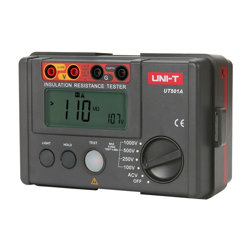 Tester rezistenta la izolatie Megohmetru UT501A UNI-T max 5.5 GΩ cu Certificat de Etalonare ISO 9001 inclus [2]