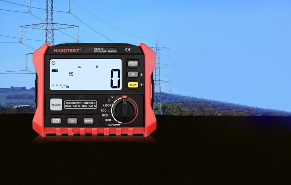 Tester rezistenta RCD / bucla HT5910 HABOTEST cu Certificat de Etalonare ISO9001 inclus [4]