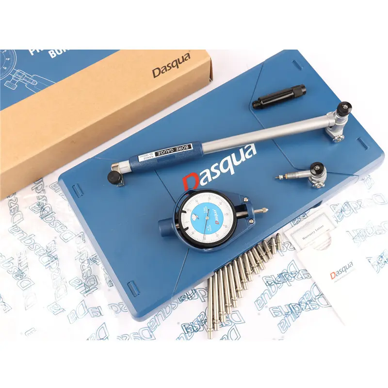 Trusa verificator mecanic alezaje Dasqua 35-160 mm, cu ceas comparator 0-3mm, rezolutie 0,01mm [14]