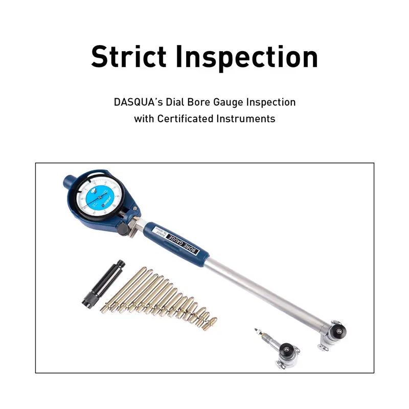 Trusa verificator mecanic alezaje Dasqua 35-160 mm, cu ceas comparator 0-3mm, rezolutie 0,01mm [11]