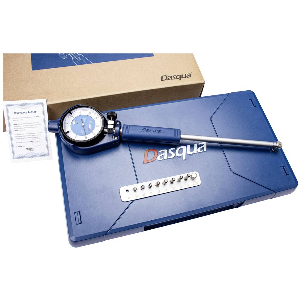 Trusa verificator mecanic alezaje Dasqua 35-160 mm, cu ceas comparator 0-3mm, rezolutie 0,01mm [10]