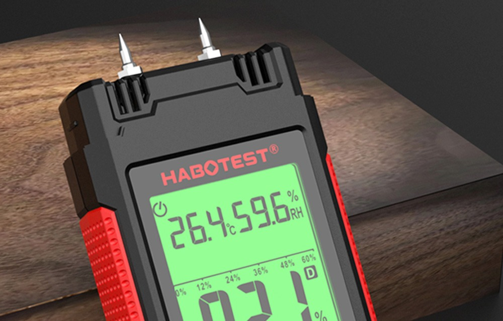 Umidometru digital lemn Habotest HT633 0.0% - 57.0% cu Certificat de Etalonare Metrologica [4]