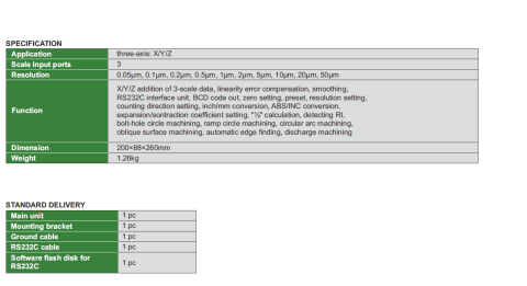 Afisaj digital de cote 3 axe ISL-LCD7 INSIZE, cu ecran 7.57 inch, compatibil rigle digitale ISL [2]