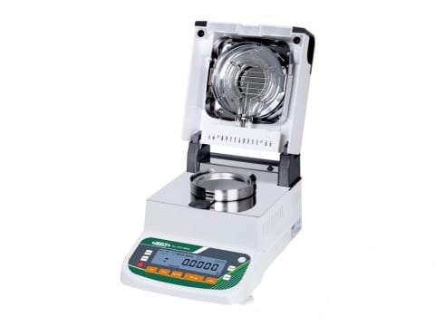 Echipamente constructii si industrie - Analizor de umiditate INSIZE 120 g, rezolutie 0,1 mg, halogen 450W, RS23C