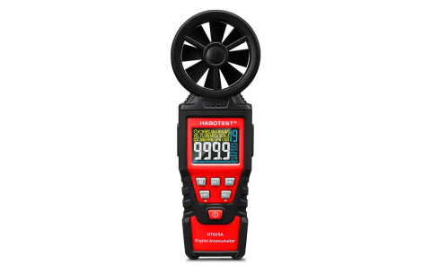 Aparate de masura si control - Anemometru digital 3 in 1 Habotest HT625A Viteza Aer Debit Temperatura Umiditate, cu Certificat Etalonare Metrologica