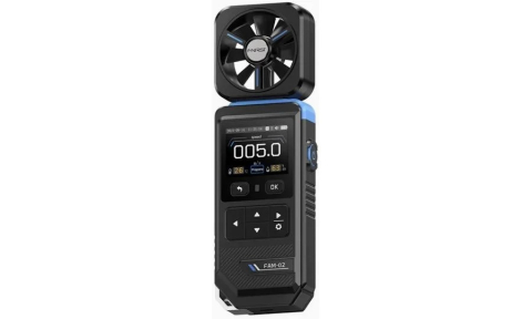 Anemometre - Anemometru digital 3-in-1, viteza vant 0.5-30 m/s, debitul aer, temperatura, umiditatea, cu afisaj color