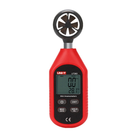 Aparate de masura si control - Anemometru digital mini UNI-T UT363 0-30 m/s Temperatura Scara Beaufort, cu Certificat Etalonare Metrologica