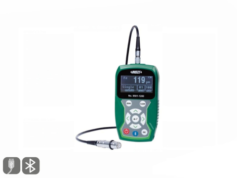 Grosimetre - Aparat de masurat grosimea stratului de acoperire INSIZE 0-1250 μm pe substraturi FE