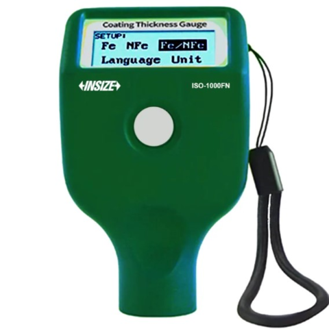Grosimetre - Aparat de masurat grosimea stratului de acoperire INSIZE 0-2000 µm, sonda integrata, Fe/NFe
