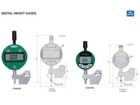 Aparat digital INSIZE 0-12.7 mm pentru masurarea diferentei de inaltime, rezolutie 0.001 mm [2]