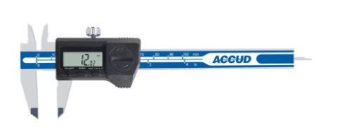 Sublere digitale - Subler digital mini ACCUD 0-75mm, rezolutie 0.01mm, precizie +/-0.02mm, inox