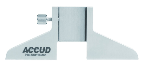 Accesorii sublere - Baza de masura adancime ACCUD latime 75 mm pentru sublere 150-200 mm INOX