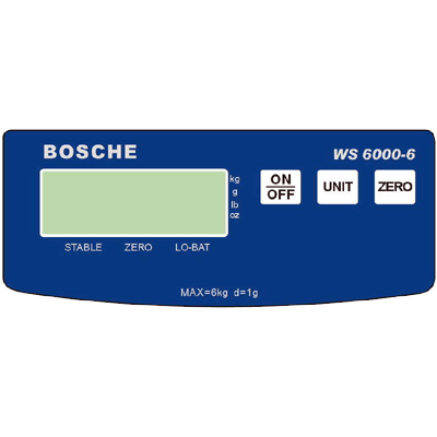 Cantar digital de banc BOSCHE WS-K capacitate 6 kg rezolutie 1 g [2]