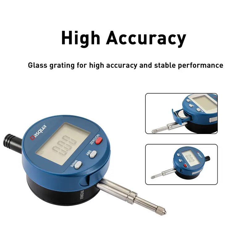 Ceas comparator digital Dasqua 0-12,7mm, rezolutie 0,01mm, precizie +/-0.02mm [4]