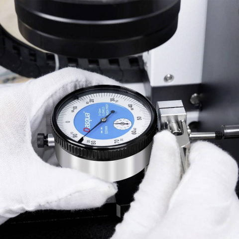 Ceas comparator mecanic Dasqua 0-10 mm x 0,01 mm, precizie 0.017mm, DIN878 [3]