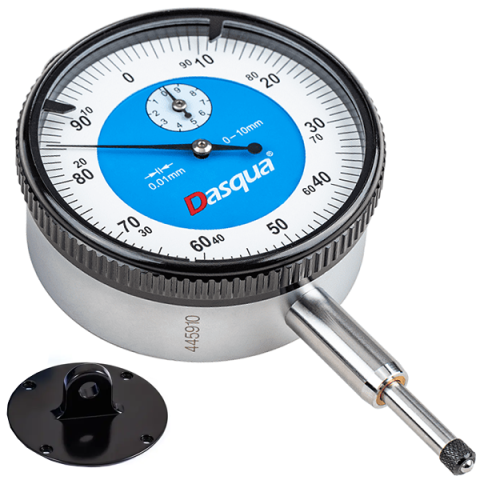 Ceasuri comparatoare mecanice - Ceas comparator mecanic Dasqua 0-10mm, gradatie 0.01mm, precizie +/-0.017mm