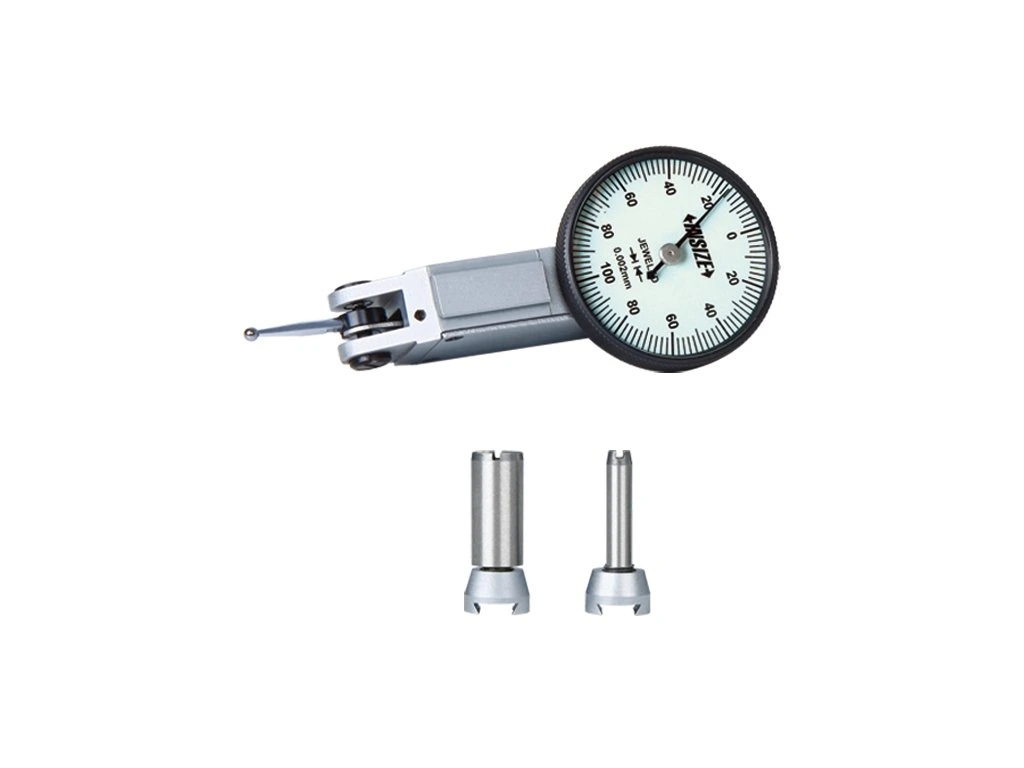 Ceasuri comparatoare - Ceas comparator mecanic pupitast orizontal INSIZE domeniu 0,2mm, rezolutie 0,002mm, cadran ø30mm, inversare sens