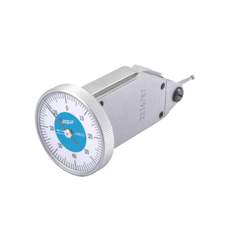 Ceasuri comparatoare - Ceas comparator mecanic pupitast vertical Dasqua domeniu 0,8mm, gradatie 0,01mm, cadran ø37,5mm