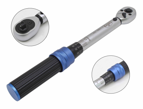 Cheie dinamometrica profesionala SATRA 5-25 Nm, antrenare 1/4", precizie +/-3% [3]