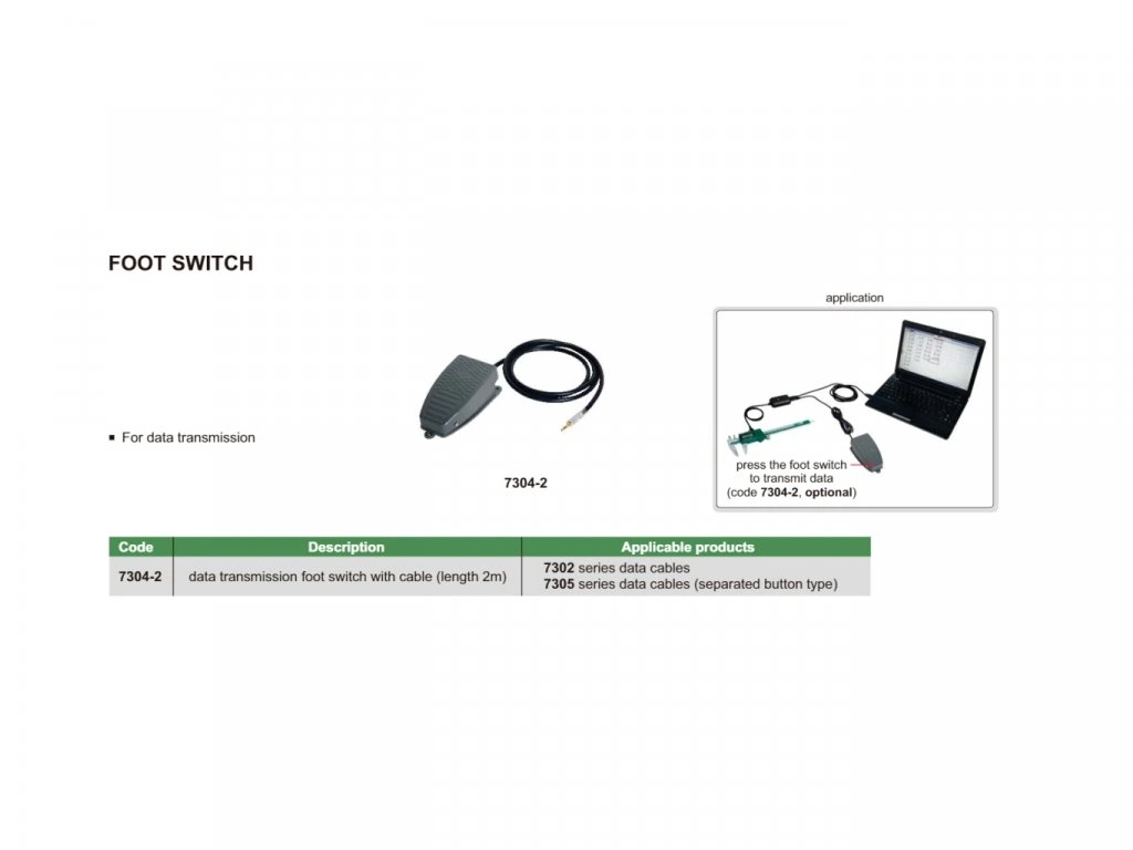 Comutator cu pedala INSIZE pentru transfer de date [1]