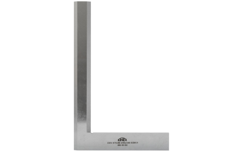 Instrumente de masurat planeitati si unghiuri - Echer de precizie cu muchii ascutite K-MET 75x50 mm, clasa de precizie 00, DIN 875