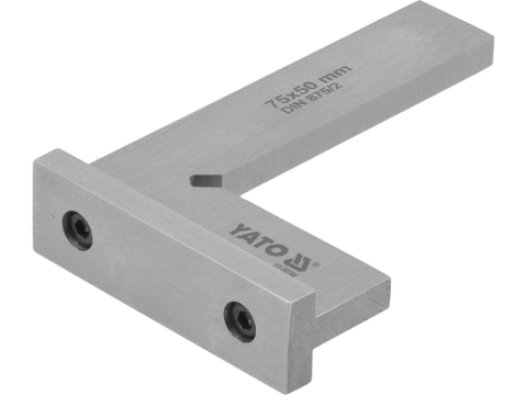 Echer vinclu drept cu talpa 75x50 mm, otel calit, DIN 875, clasa II [2]