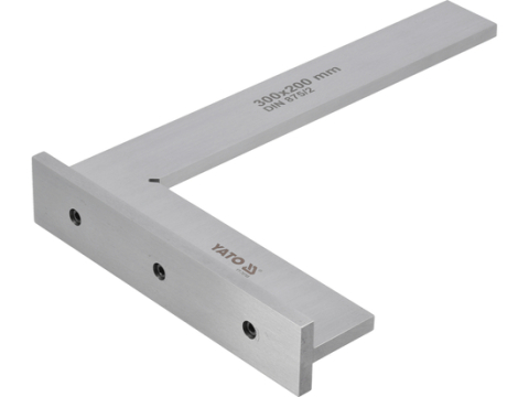 Echer vinclu drept cu talpa 300x200 mm, otel calit, DIN 875, clasa II [2]