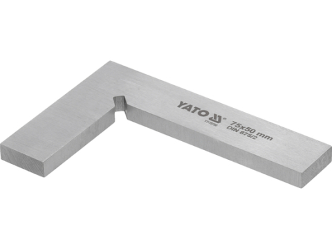 Echer vinclu drept simplu 75x50 mm, otel calit, DIN 875, clasa II [1]