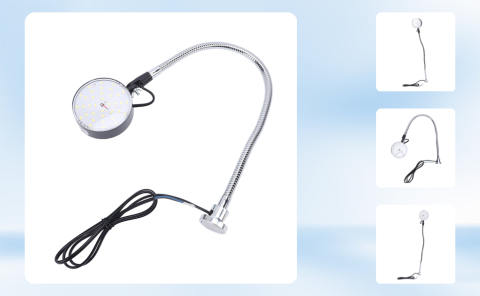 Lampa LED de lucru cu baza magnetica 1500LM 6500K, alimentare 12V-85V, 2 fire, brat flexibil 50 cm [7]
