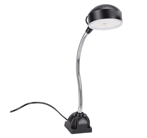 Lampi si lanterne - Lampa LED de lucru 15W 1500lm, baza fixare suruburi, alimentare 220V, brat flexibil 30 cm IP65