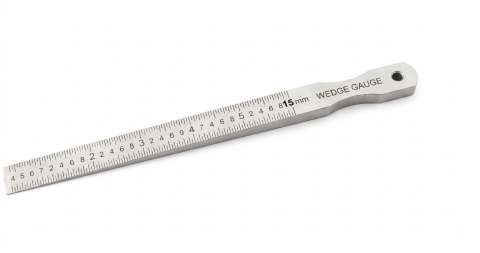 Cale, pini, lere, calibre sudura - Lera pana de masurat Dasqua 1-15mm x 0.1mm, inox