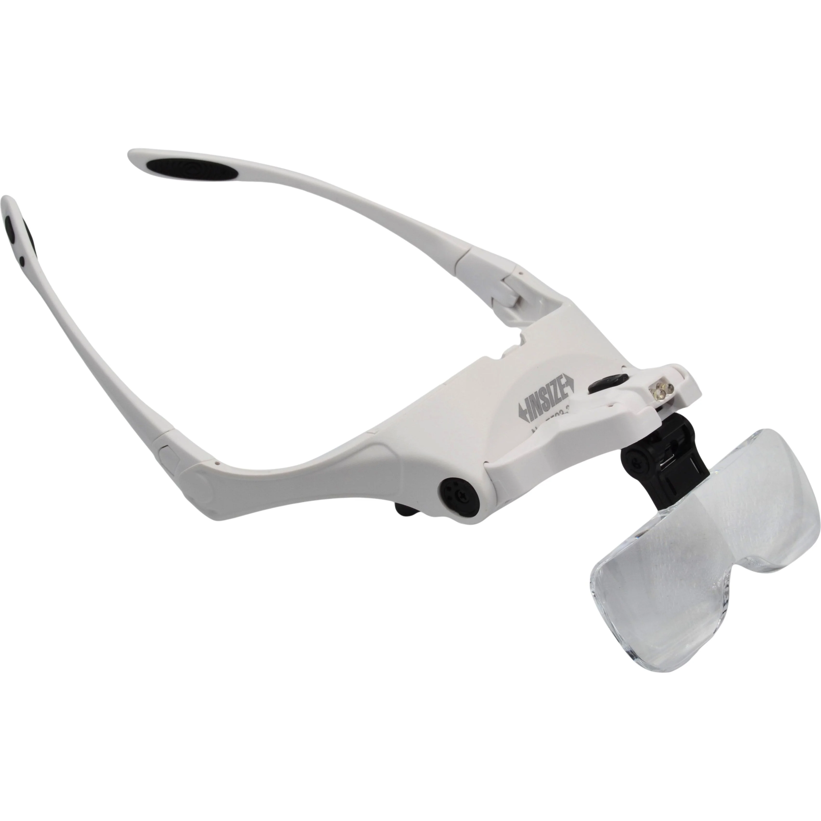 Ochelari cu 5 lupe interschimbabile INSIZE, marire 1x–3.5x, iluminare LED [2]
