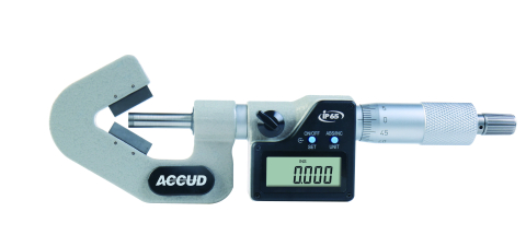 Micrometre - Micrometru digital cu nicovala in V 60° ACCUD 334-020-01, 5-20mm, rezolutie 0.001mm