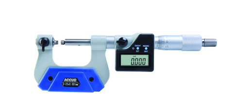 Micrometre pentru filete - Micrometru digital pentru filete ACCUD 333-001-01, interval 0-25mm, rezolutie 0.001mm