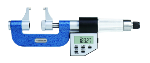 Micrometre speciale - Micrometru digital spatii inguste ACCUD 338-001-01, domeniu 0-25mm, rezolutie 0.001mm