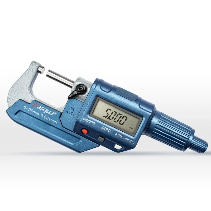 Micrometre - Micrometru exterior digital Dasqua 75–100mm, rezolutie 0,001mm, precizie +/-0,003mm, ecran mare