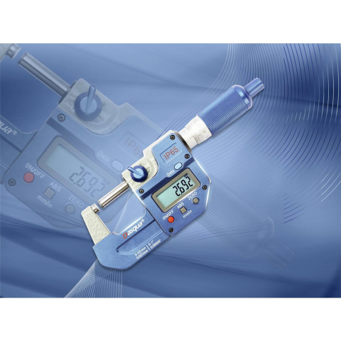 Micrometru exterior digital Dasqua 0–25mm x 0,001mm, precizie +/-0,003mm, IP65 [1]