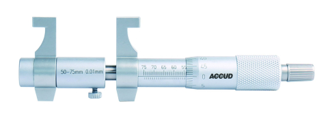 Micrometre - Micrometru mecanic de interior ACCUD 50–75mm, rezolutie 0,01mm, precizie +/-0,007mm, tip C