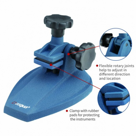 Suport reglabil Dasqua pentru micrometru pana la 100mm, baza fonta, prindere 5/8", ajustabil [4]