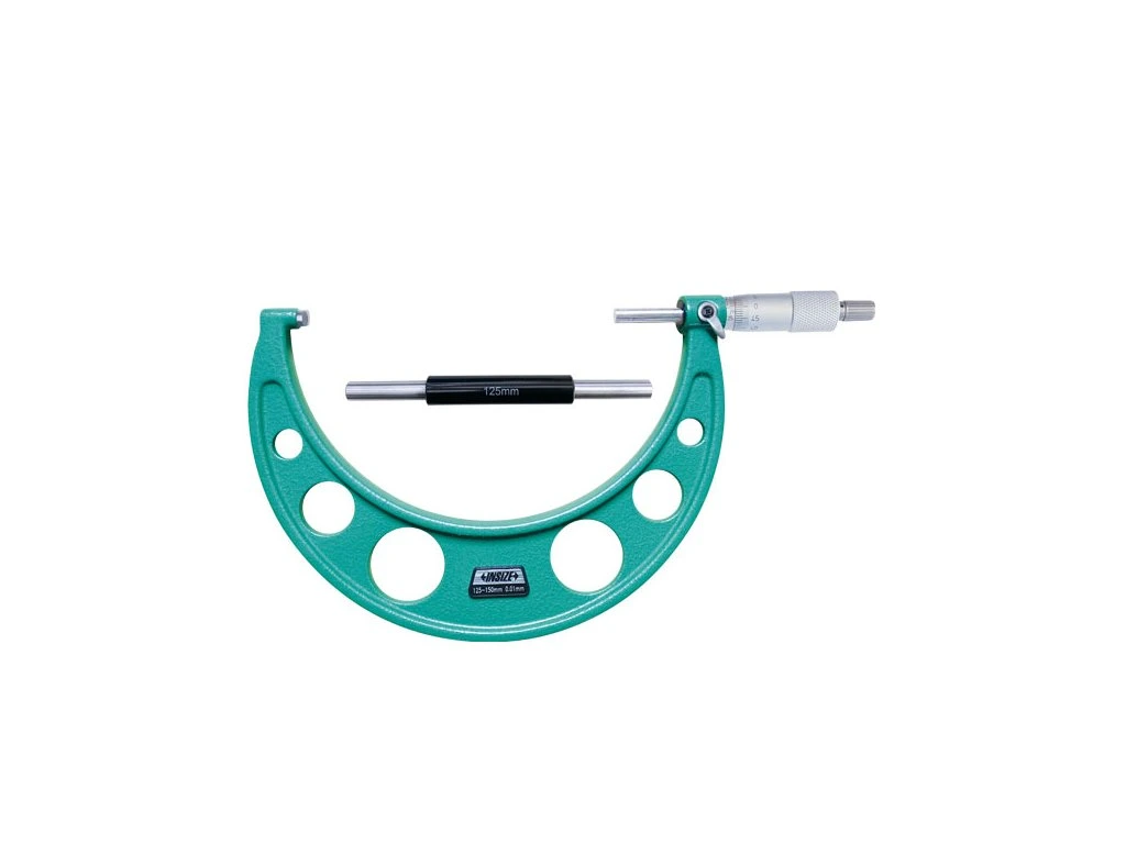Micrometre mecanice - Micrometru mecanic exterior Insize 125–150mm, rezolutie 0,01mm, precizie +/-3µm, cu clichet