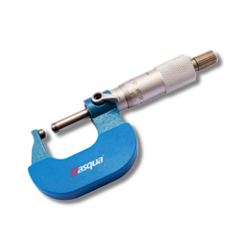 Micrometre - Micrometru mecanic pentru tevi cu dubla nicovala sferica Dasqua 0-25mm x 0.01mm, precizie +/-0.004 mm