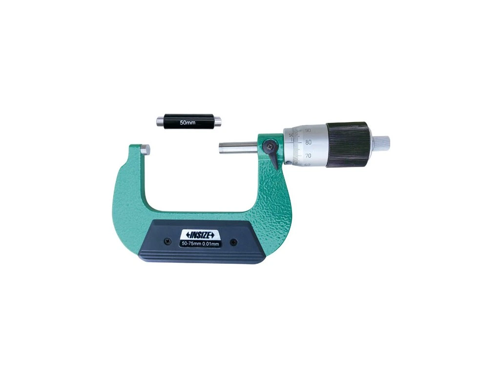 Micrometre - Micrometru mecanic rapid INSIZE 50-75 mm, rezolutie 0,01 mm, carbura, DIN863-1