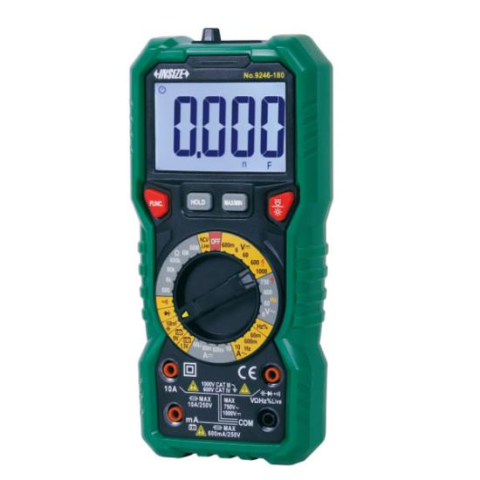 Multimetre digitale - Multimetru digital INSIZE cu indicator luminos Jack, True RMS, CAT IV 600V