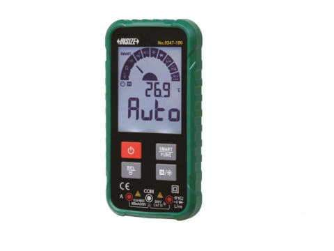 Aparate de masura si control - Multimetru digital smart INSIZE cu functie de auto-calibrare, CAT III 600V