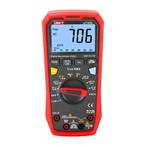 Multimetre digitale - Multimetru digital True RMS UNI-T UT161D USB LoZ CAT III 1000V / CAT IV 600V cu Certificat Etalonare