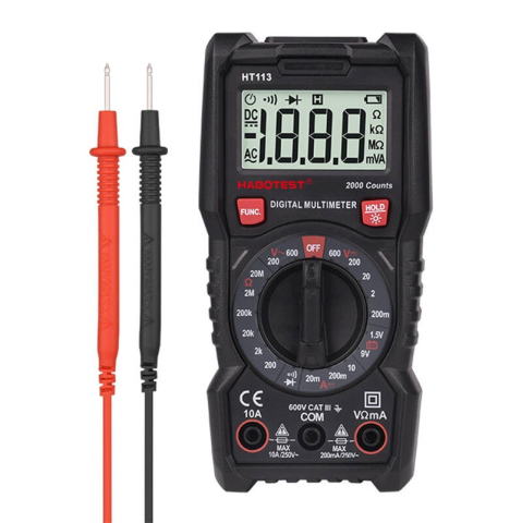 Multimetru digital universal Habotest HT113 CAT III 600V cu Certificat Etalonare [1]